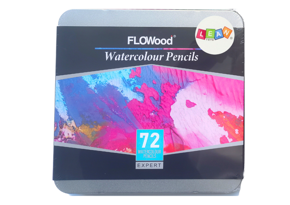 Set creioane colorate solubile in apa, 72 elemente, Lean 20396