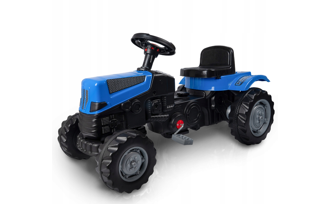 Tractoras XXL cu pedale, albastru, MalPlay 111735