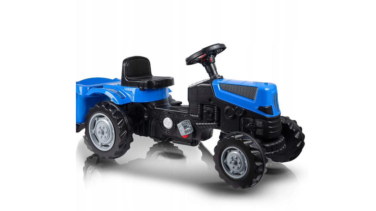 Tractoras XXL cu pedale, albastru, MalPlay 111735