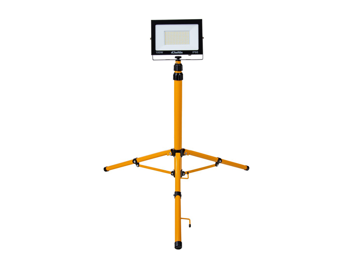 Proiector de lucru LED cu trepied pentru constructii, 100 W, alb neutru, 4500 K, Keltin K02063