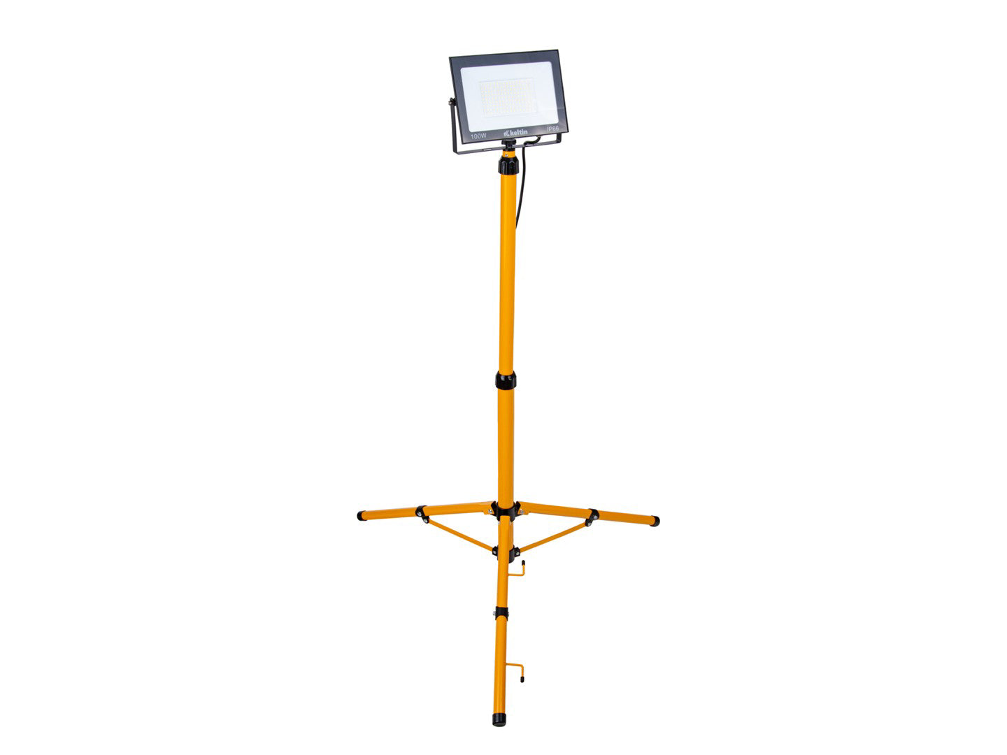 Proiector de lucru LED cu trepied pentru constructii, 100 W, alb neutru, 4500 K, Keltin K02063