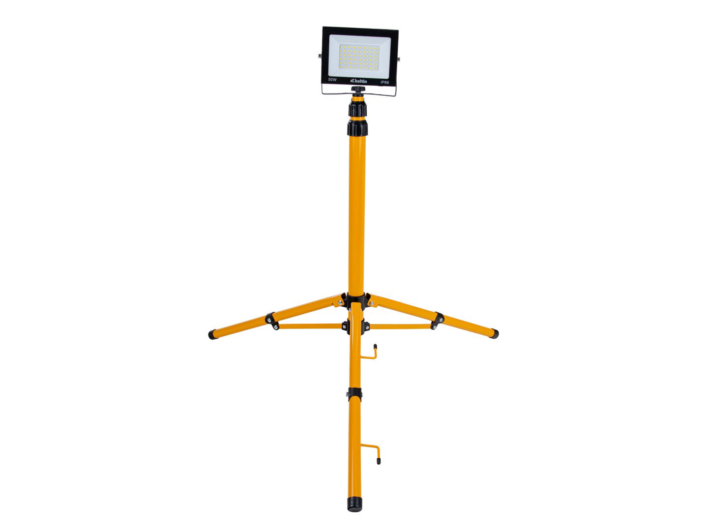 Proiector LED cu proiector telescopic pentru constructii, 50 W, alb neutru, 4500 K, Keltin K02066