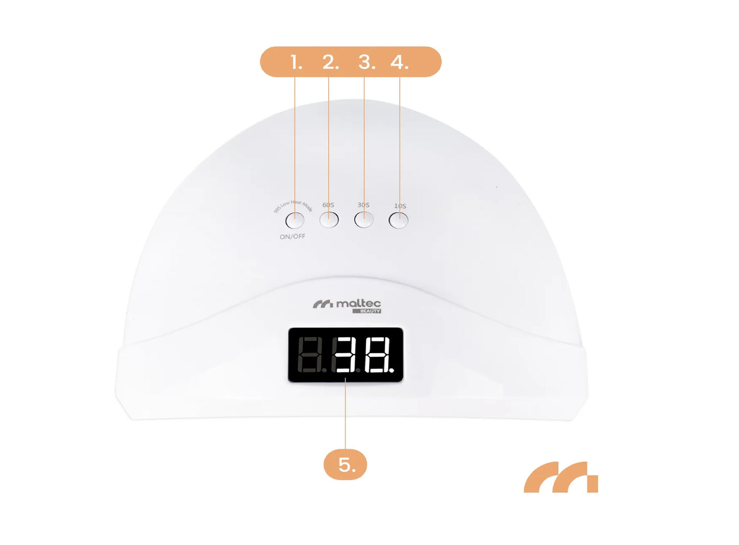 Lampa UV pentru manichiura / pedichiura, 48 W, MalTec 112100