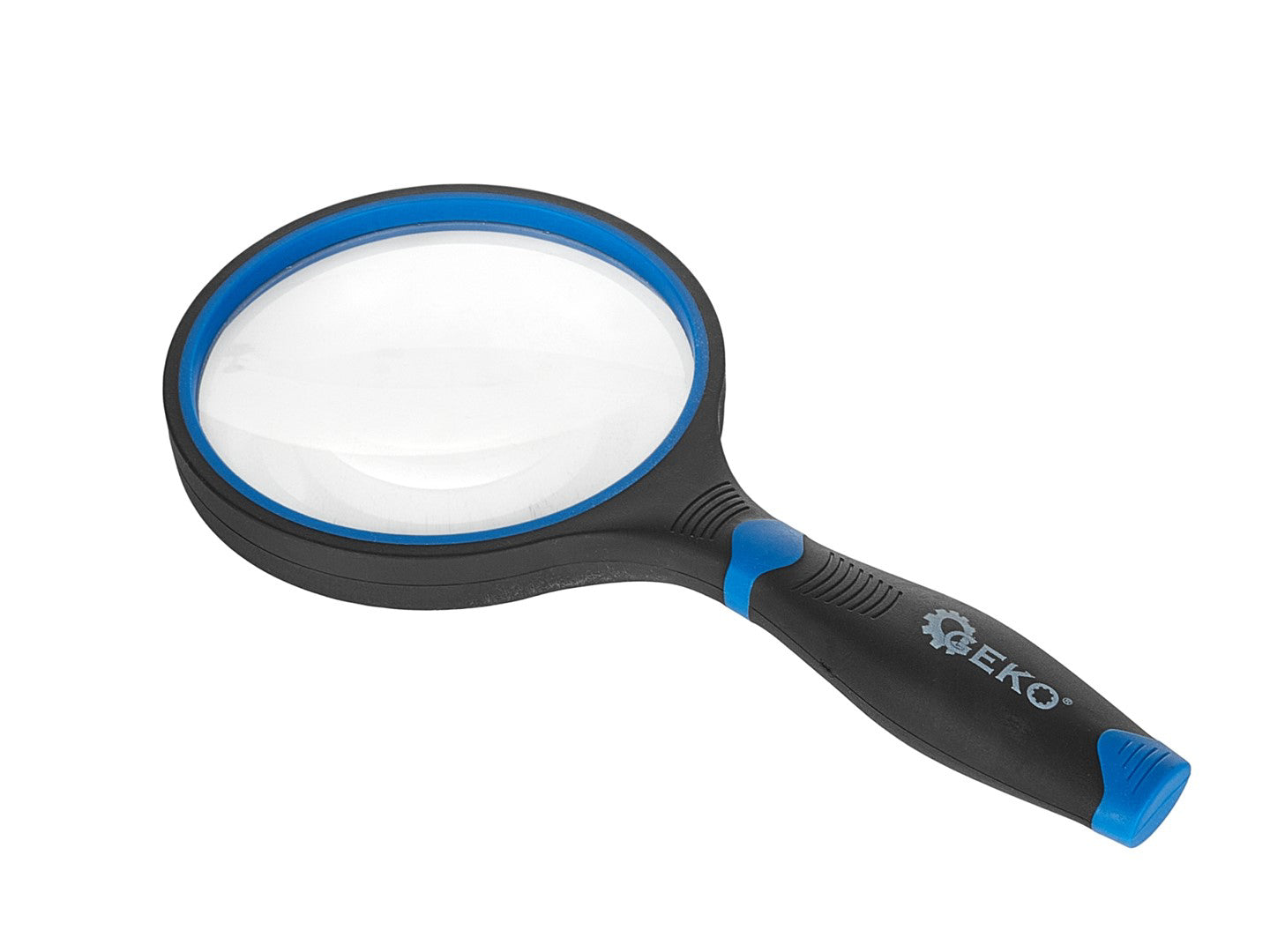 Lupa cu maner cauciucat, 100 mm, 3 x, Geko G03225