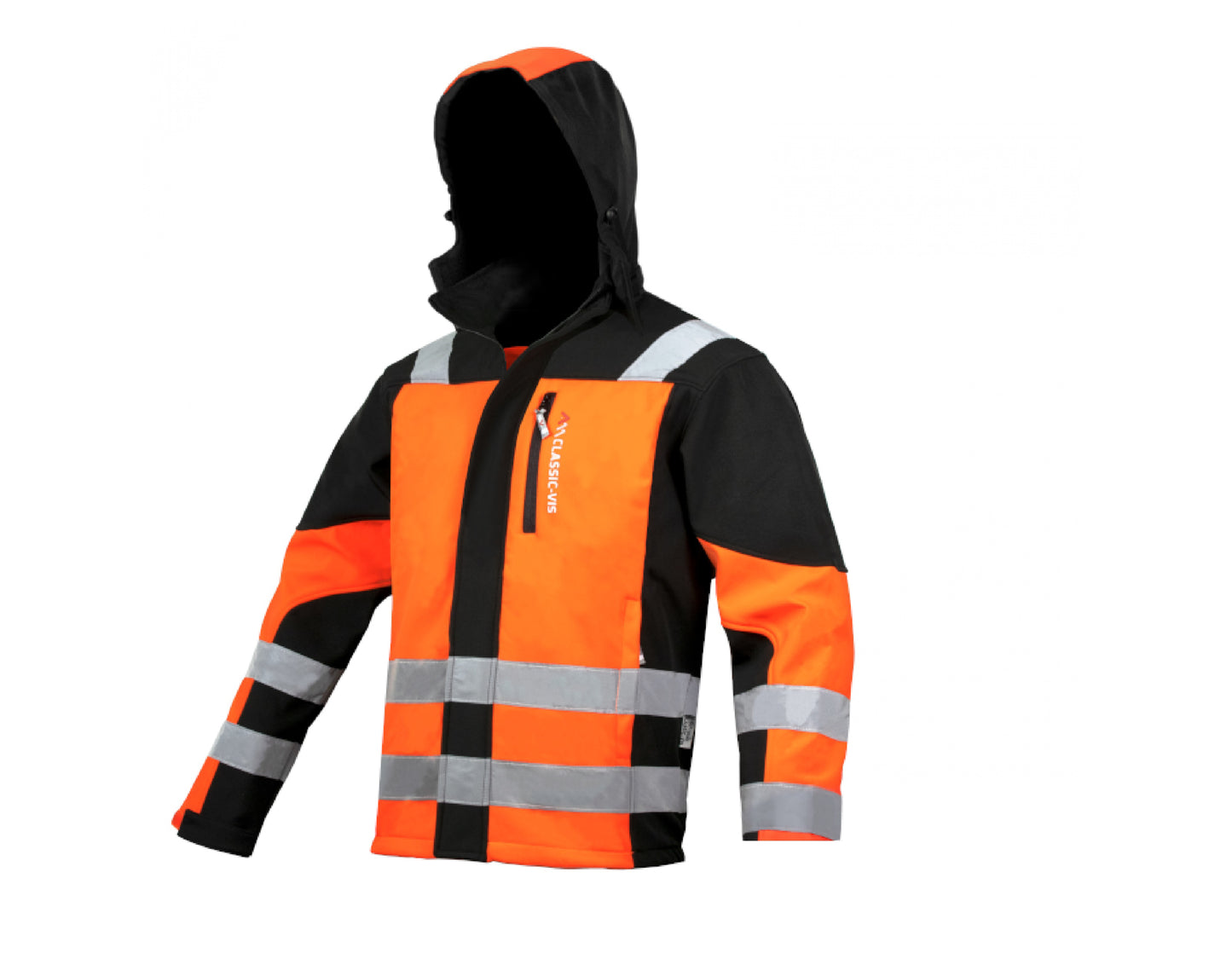 Jacheta Softshell Orange Classic-Vis, marimea XL, Artmas ART701045