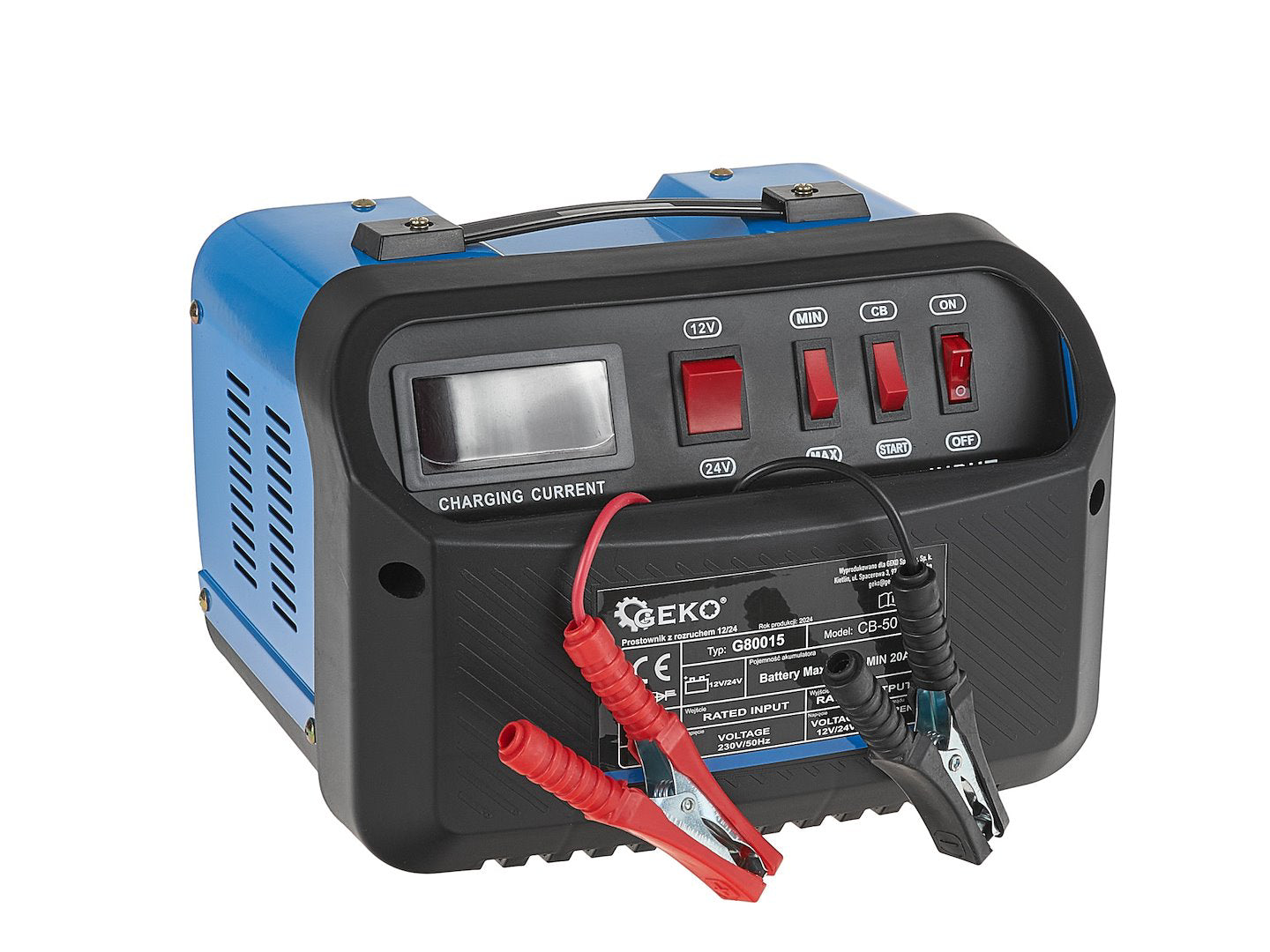 Redresor cu pornire 12/24 CB-50 20-380Ah, Geko G80015