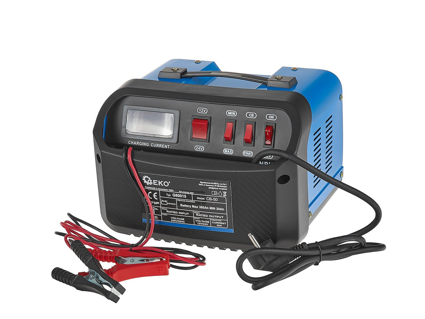 Redresor cu pornire 12/24 CB-50 20-380Ah, Geko G80015