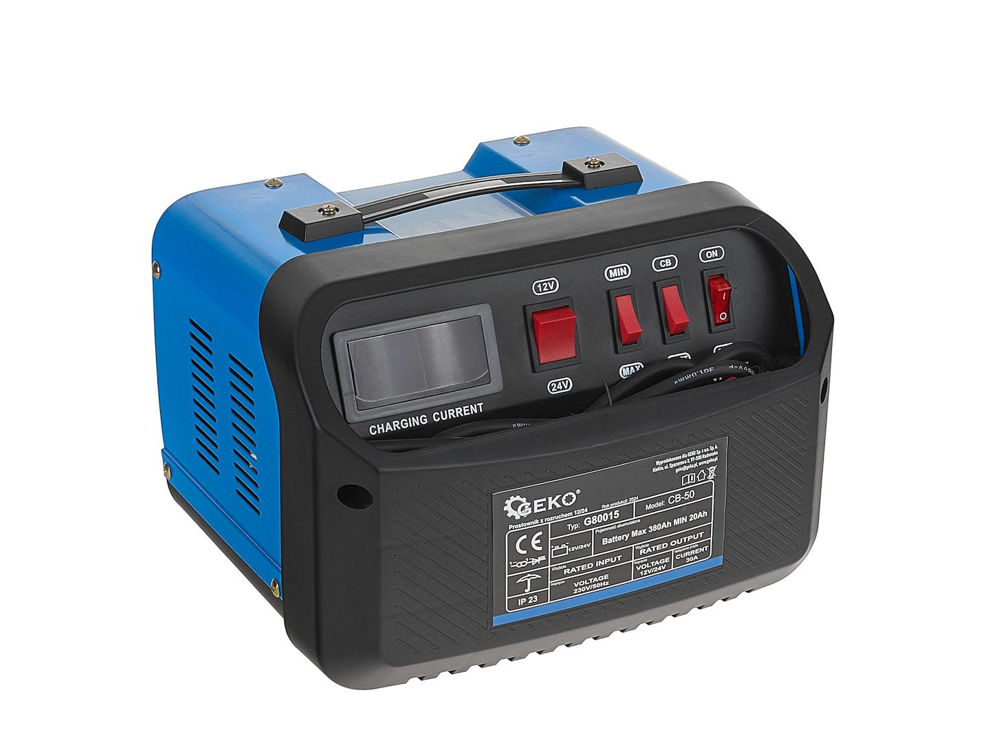 Redresor cu pornire 12/24 CB-50 20-380Ah, Geko G80015