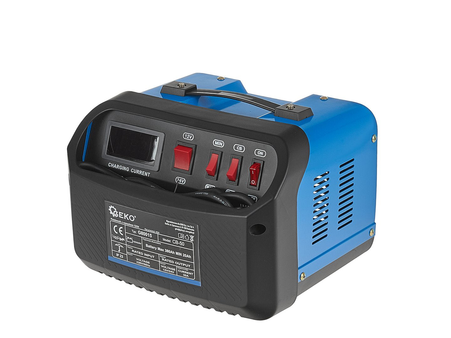 Redresor cu pornire 12/24 CB-50 20-380Ah, Geko G80015