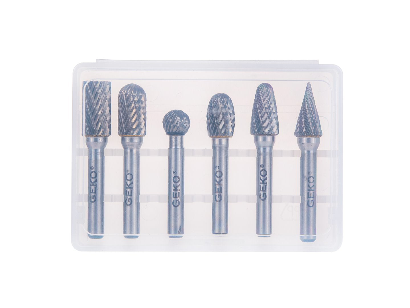 Set freze pentru metal, 6 mm, 6 elemente, Geko G37498