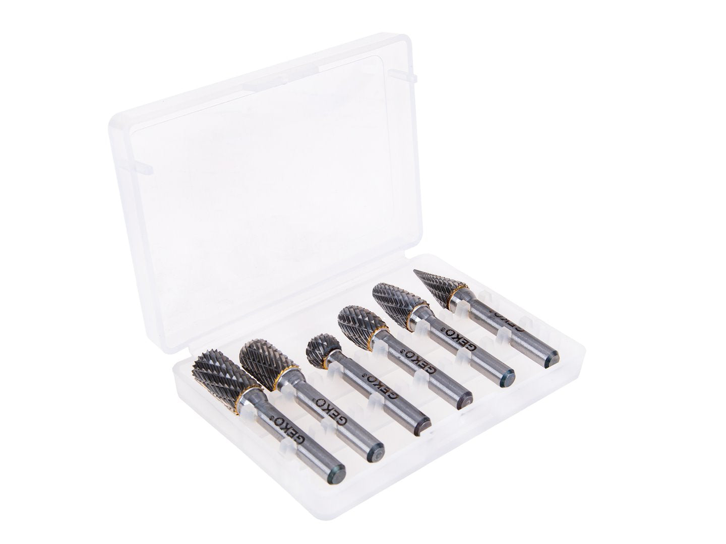 Set freze pentru metal, 6 mm, 6 elemente, Geko G37498