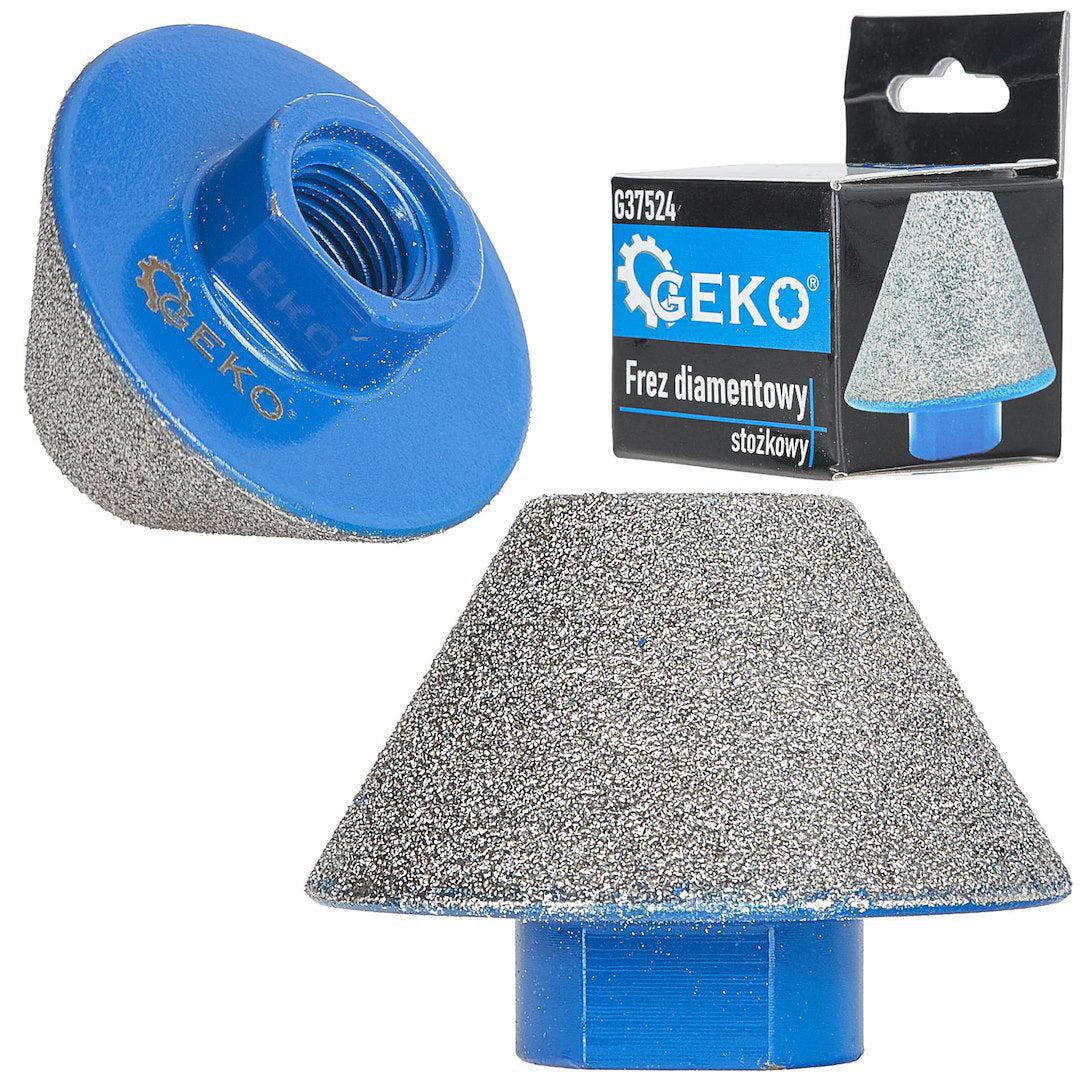 Freza conica diamantata, prindere M14, 20-48 mm, Geko G37524