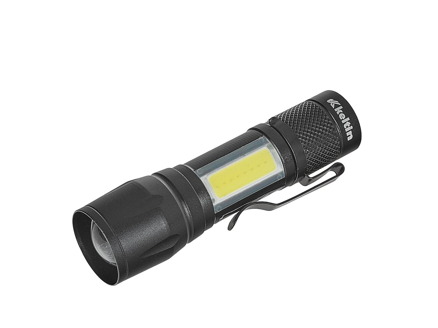 Mini lanterna de buzunar LED COB, 10 W, 500 mAh, 500 lm, IPX5, Keltin K02005
