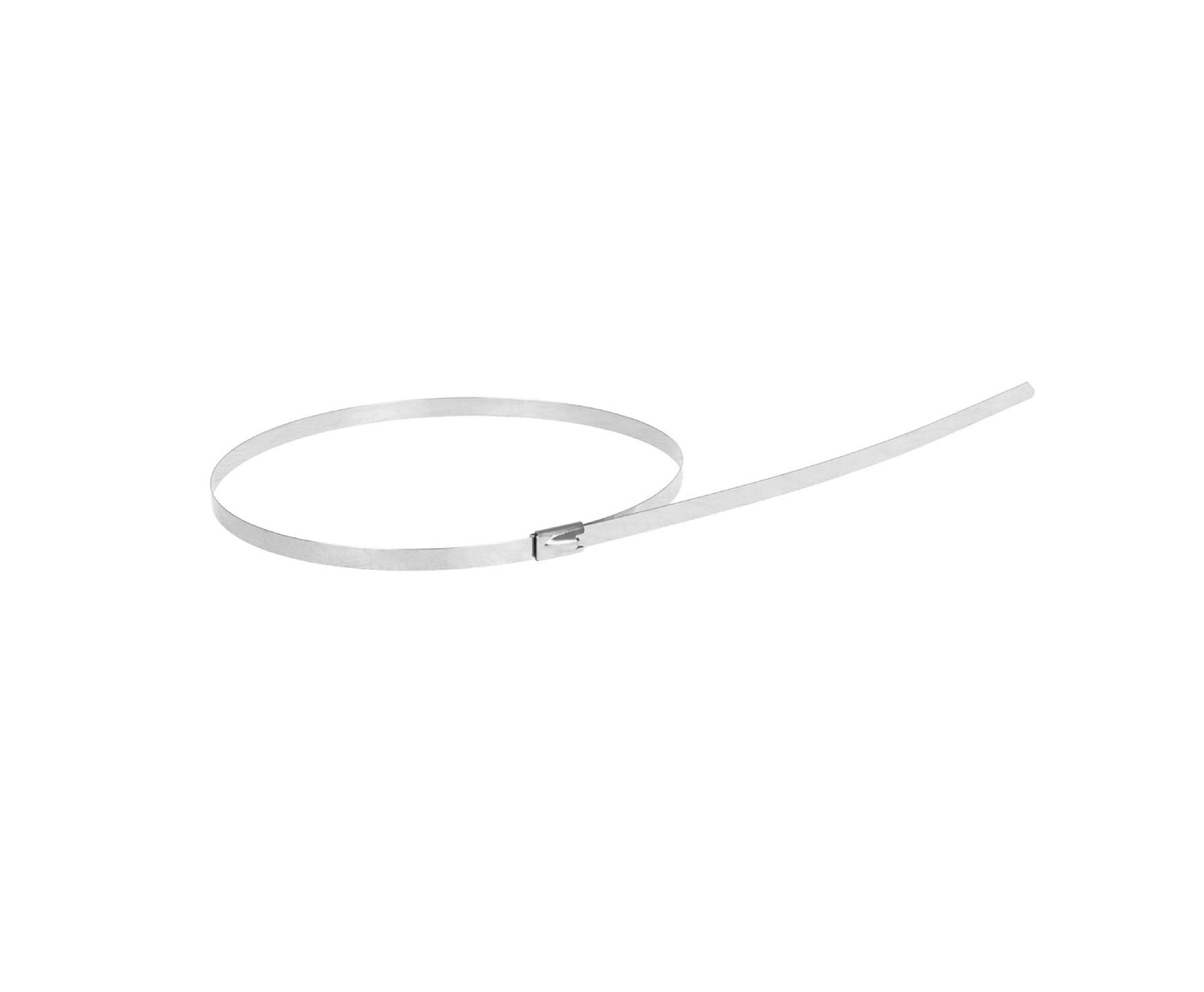Set cleme din inox, 4,6x450mm, 100 bucati, Geko G17256