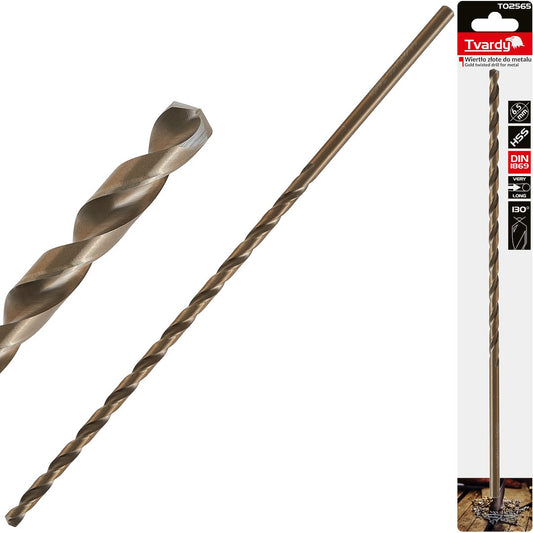 Burghiu HSS pentru metal HSS DIN1869, 6,5 x 275 mm, Tvardy T02565