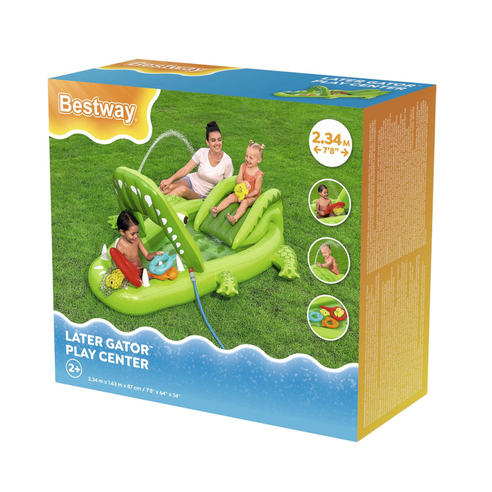 Spatiu de joaca gonflabil Later Gator, 234 x 163 x 87 cm, Bestway 31990