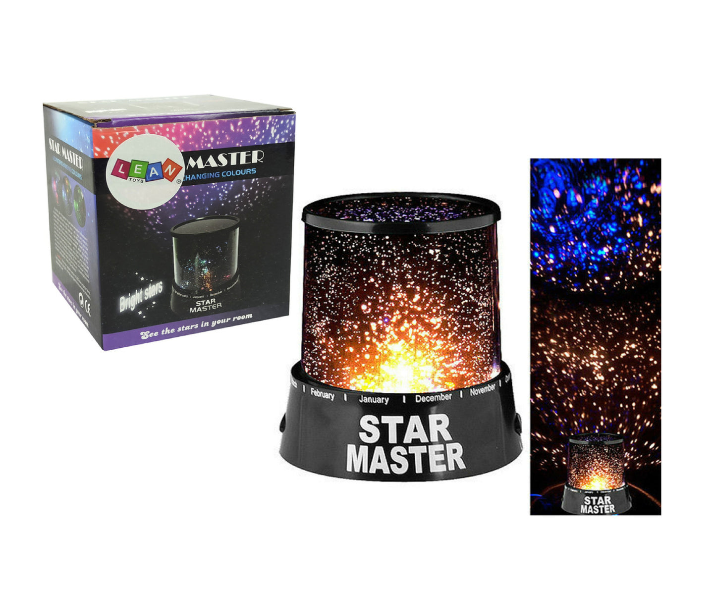 Proiector de stele si planete, 11 x 12 cm, Lean 1083