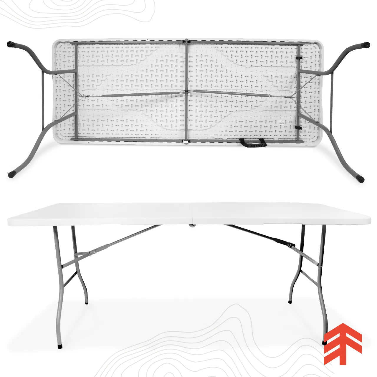 Masa pliabila de gradina Fest 180, 180 x 69,5 x 73,5 cm, MalTec 112763