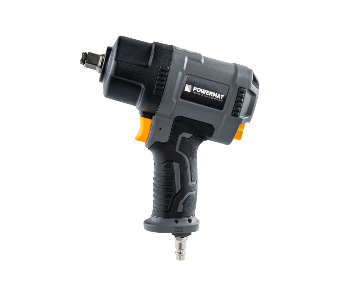 Cheie pneumatica PM-KPU-1560T, 1560 NM, 1/2", 8000 RPM,  MAX. 8 BAR, 115 L/MIN, Powermat PM1593