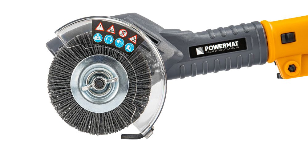 Masina pentru curatare rosturi pavele si taiere margini gazon cu acumulator PM-AKT-2AT, 21 V, Powermat PM1506