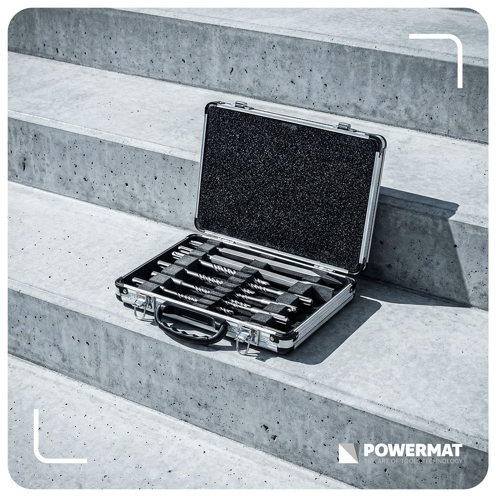 Set burghie si dalti PM-ZWD-10T, 10 bucati, Powermat PM1487