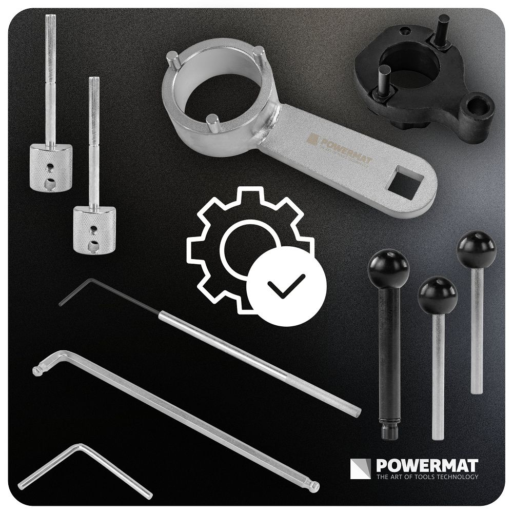 Kit blocare distributie PM-BRVAG-5T VAG 1.4/1.6/2.0 TDI, 10 bucati, Powermat PM1534