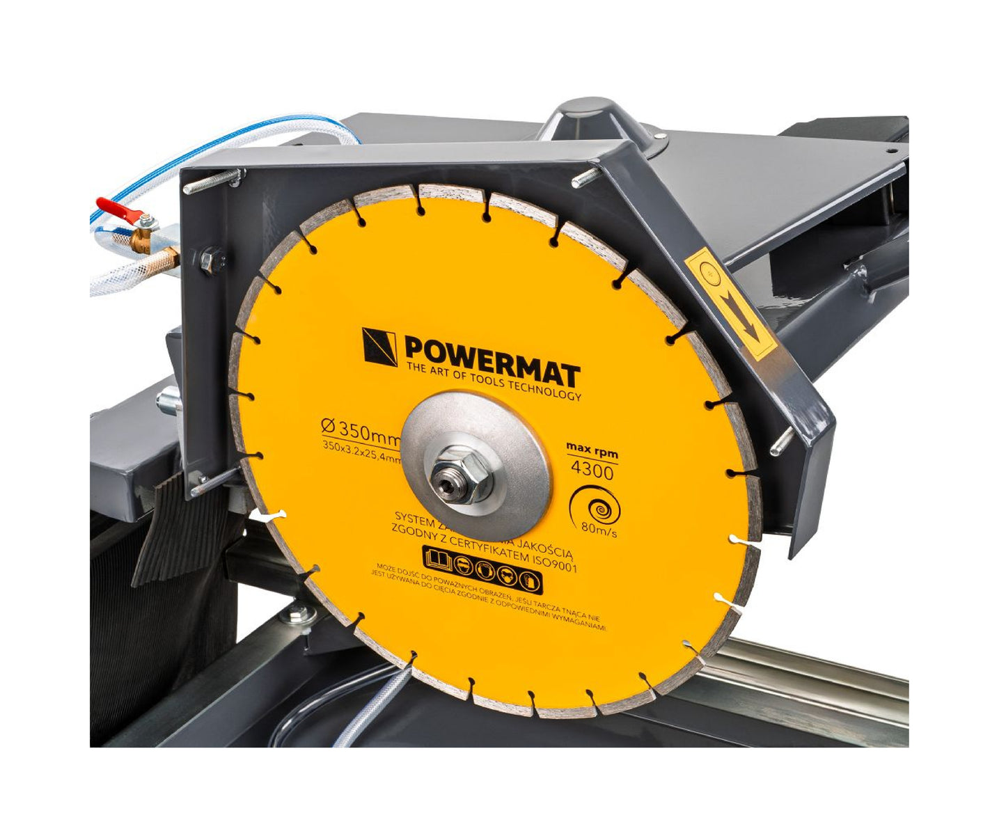 Fierastrau circular cu masa pentru beton si piatra PM-PDB-3000M, 3000 W, 350 mm, Powermat PM1415