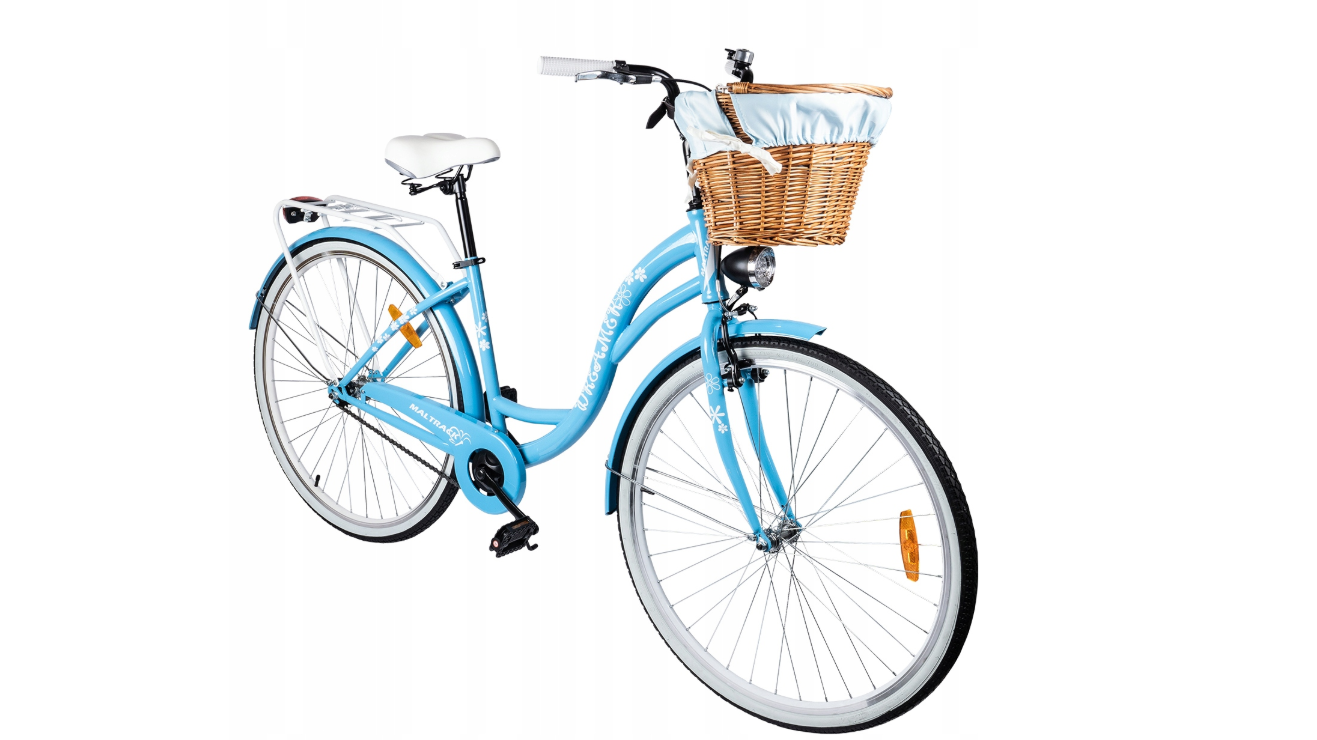 Bicicleta de oras cu cos pentru femei, diametru roata 28", diametru cadru 18", albastru, MalTrack 110545