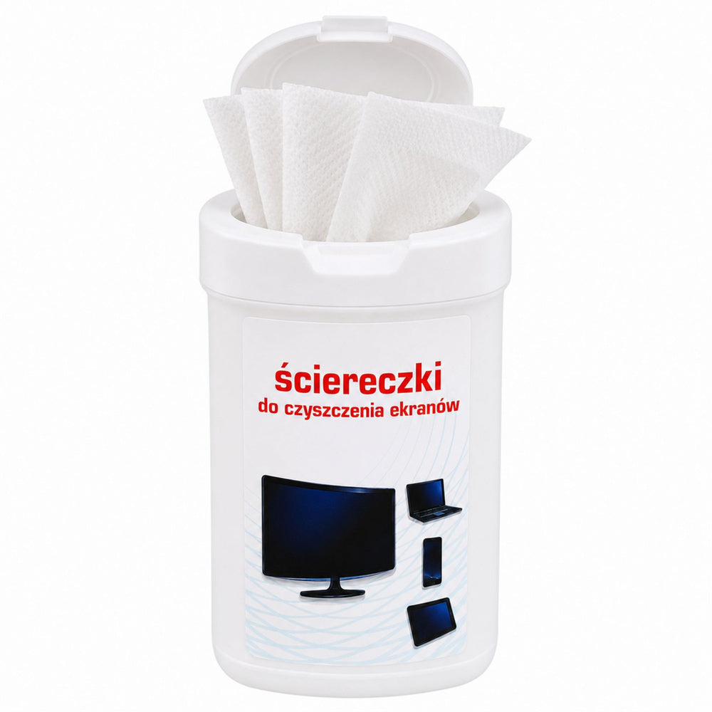 Lavete pentru curatat ecrane laptop / telefoane, monitoare, 100 bucati, Lean 31315