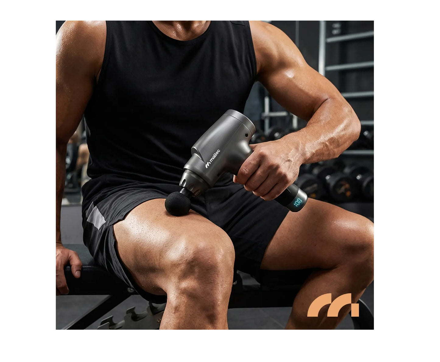 Pistol de masaj cu 13 duze, senzor de presiune, oprire automata, 30 de viteze, MalTec 113857