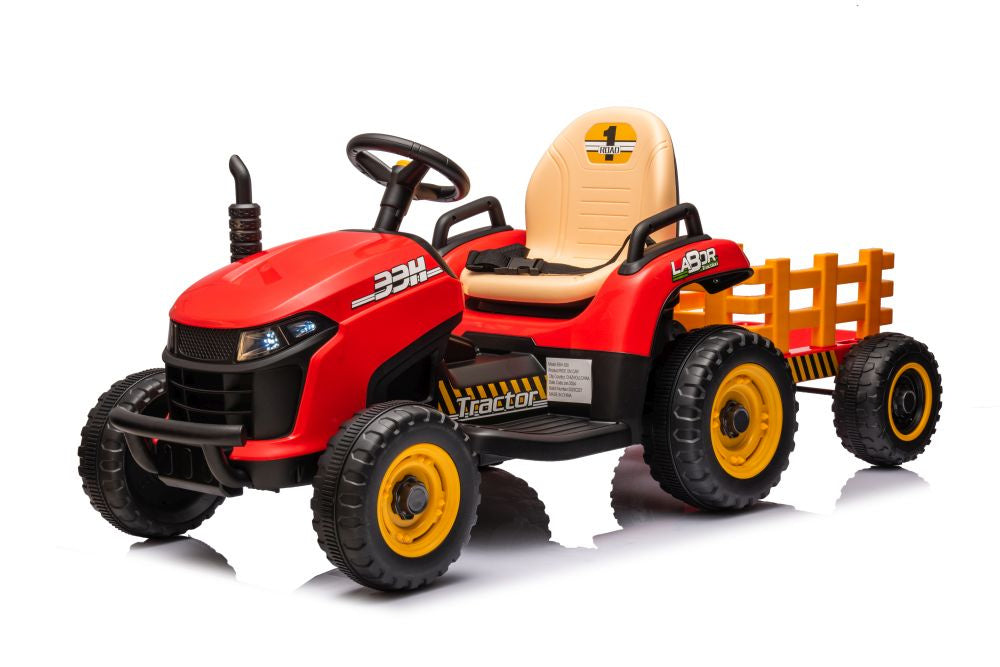 Tractoras electric cu baterie BBH-030, rosu, Lean 19779