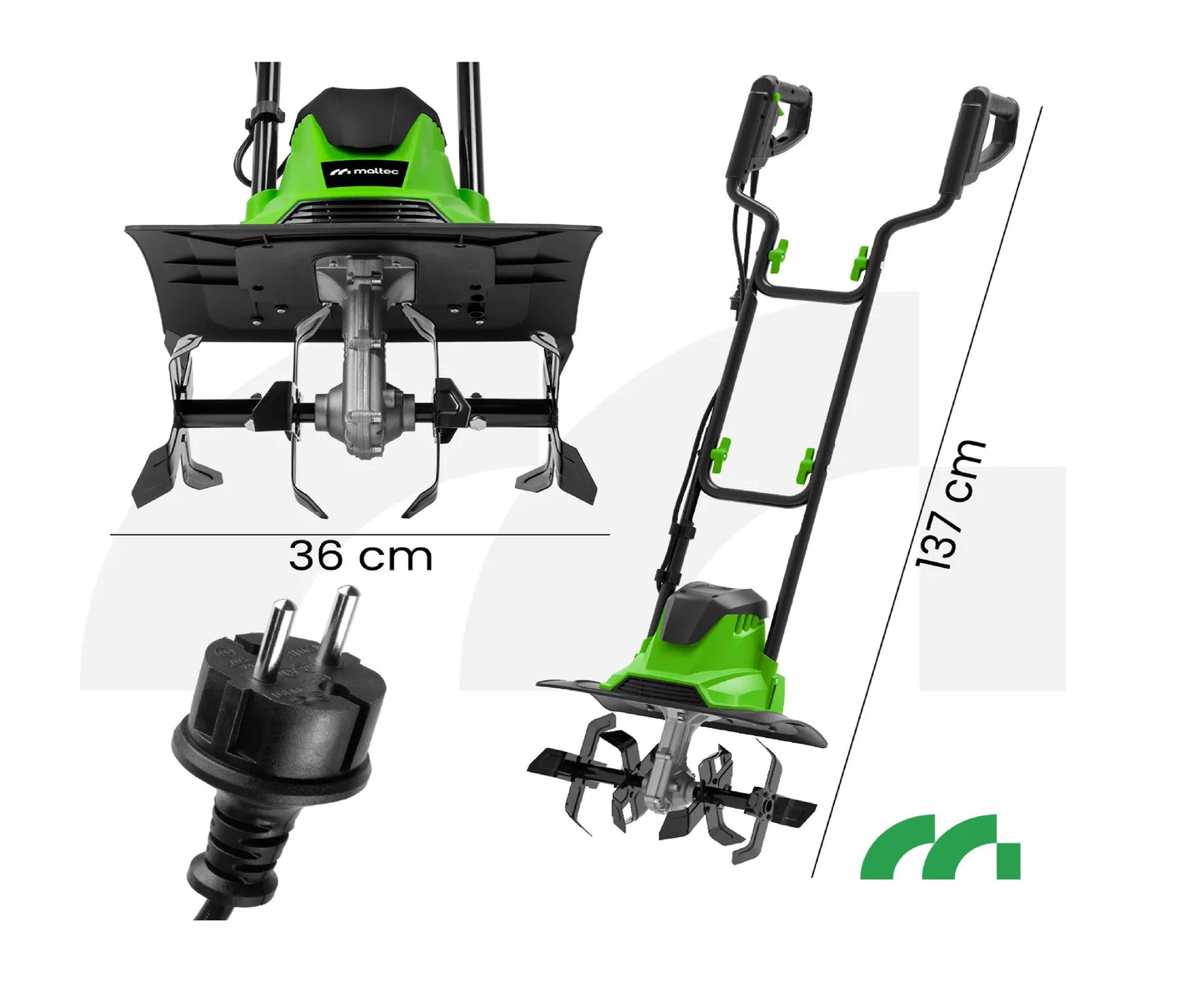 Cultivator electric, 1500 W, MalTec 112316