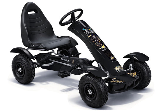 Kart cu pedale F618, negru, Lean 25080