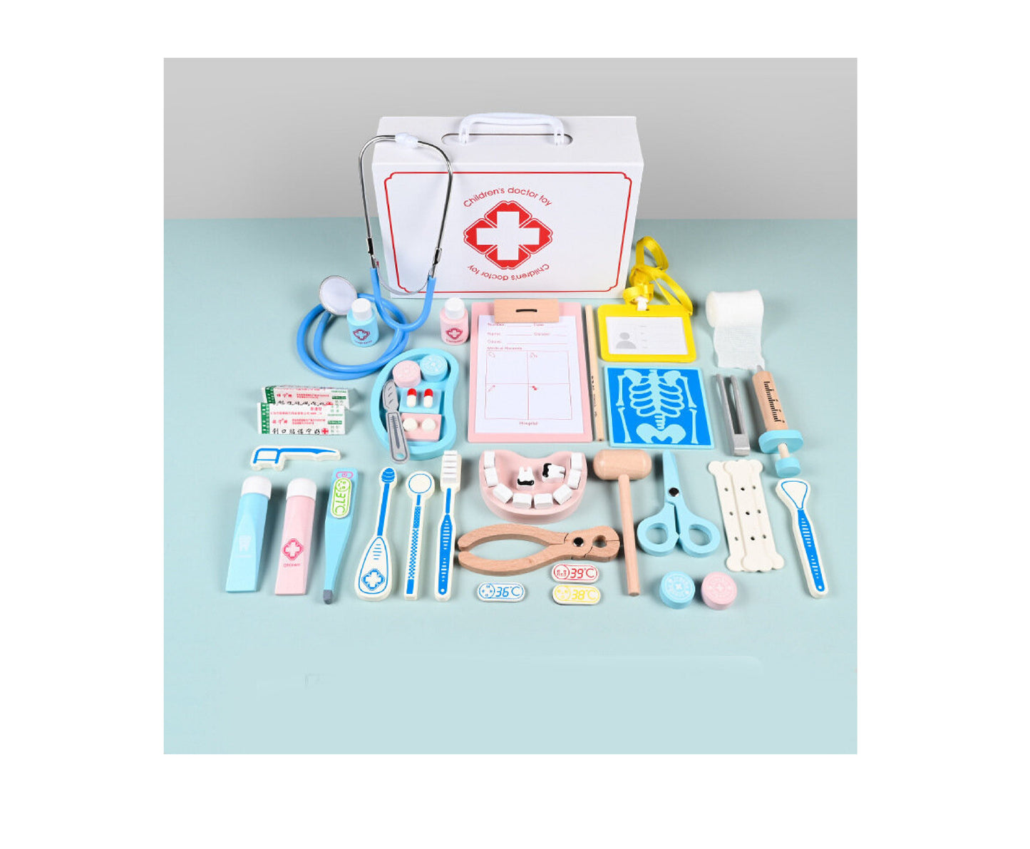 Set joaca doctor, 43 piese, multicolor, Lean 20657