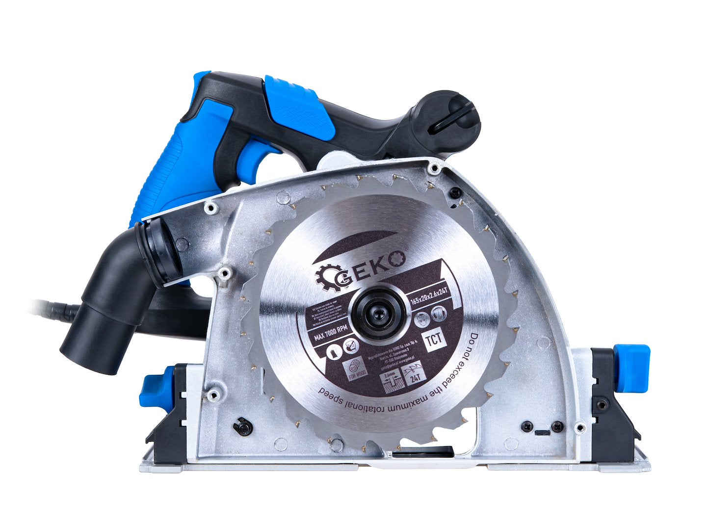 Fierastrau circular cu sina ghidaj, 1200 W, 165 mm, Geko G80753