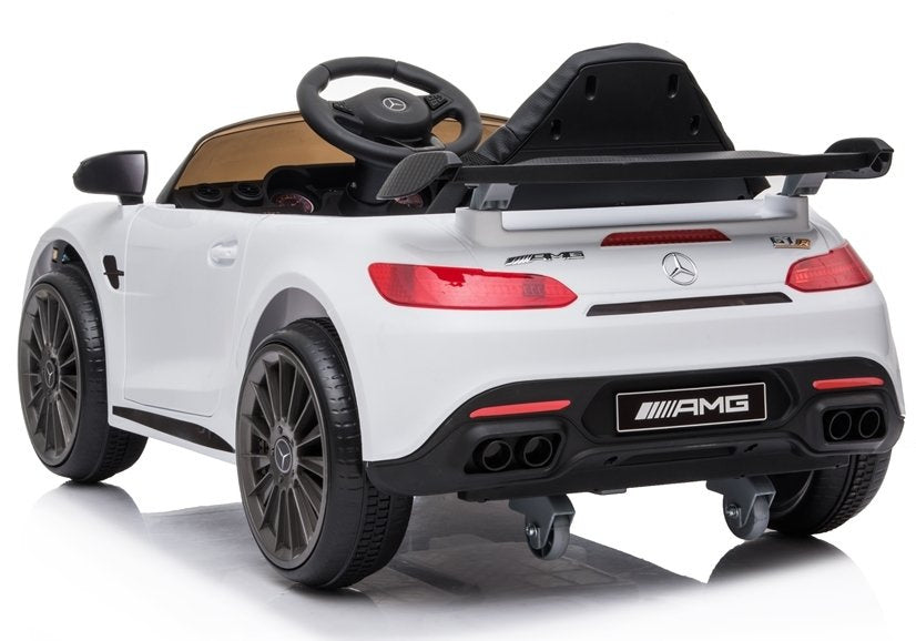 Masina electrica Mercedes AMG GT R, alb, Lean 6479