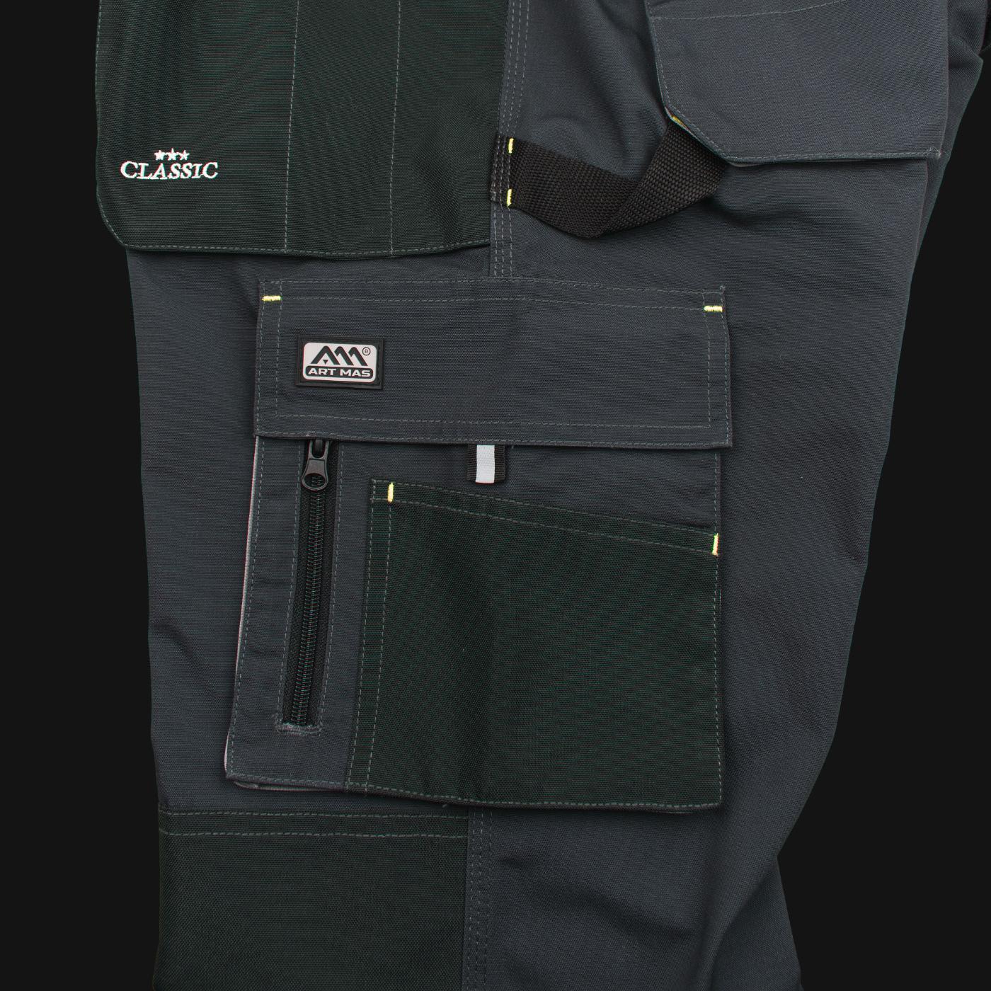 Pantaloni de lucru Classic, gri, marimea M, Artmas ART469533