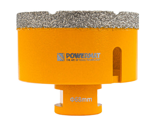 Carota diamantata pentru ceramica PM-DWK-68M14M, 68 mm, Powermat PM1579