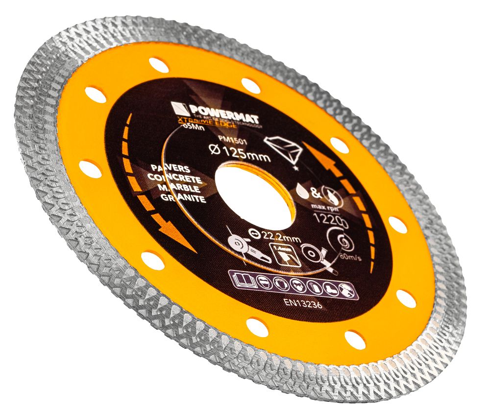 Disc diamantat pentru beton PM-TDCS-1257T, 125 mm, Powermat PM1501