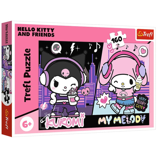 Puzzle Trefl Heloo Kitty si prietenii, 160 piese, Lean 27794