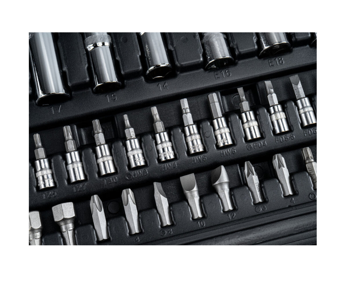 Trusa chei si biti PM-ZKNB-108SU, 1/2" | 1/4", 108 bucati, Powermat PM1614