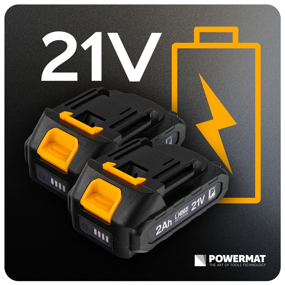 Foarfeca electrica cu acumulator pentru gradina PM-SA-21V-2AM, 30 mm, 1000 W, 2 x 21 V, afisaj LCD, Powermat PM1550