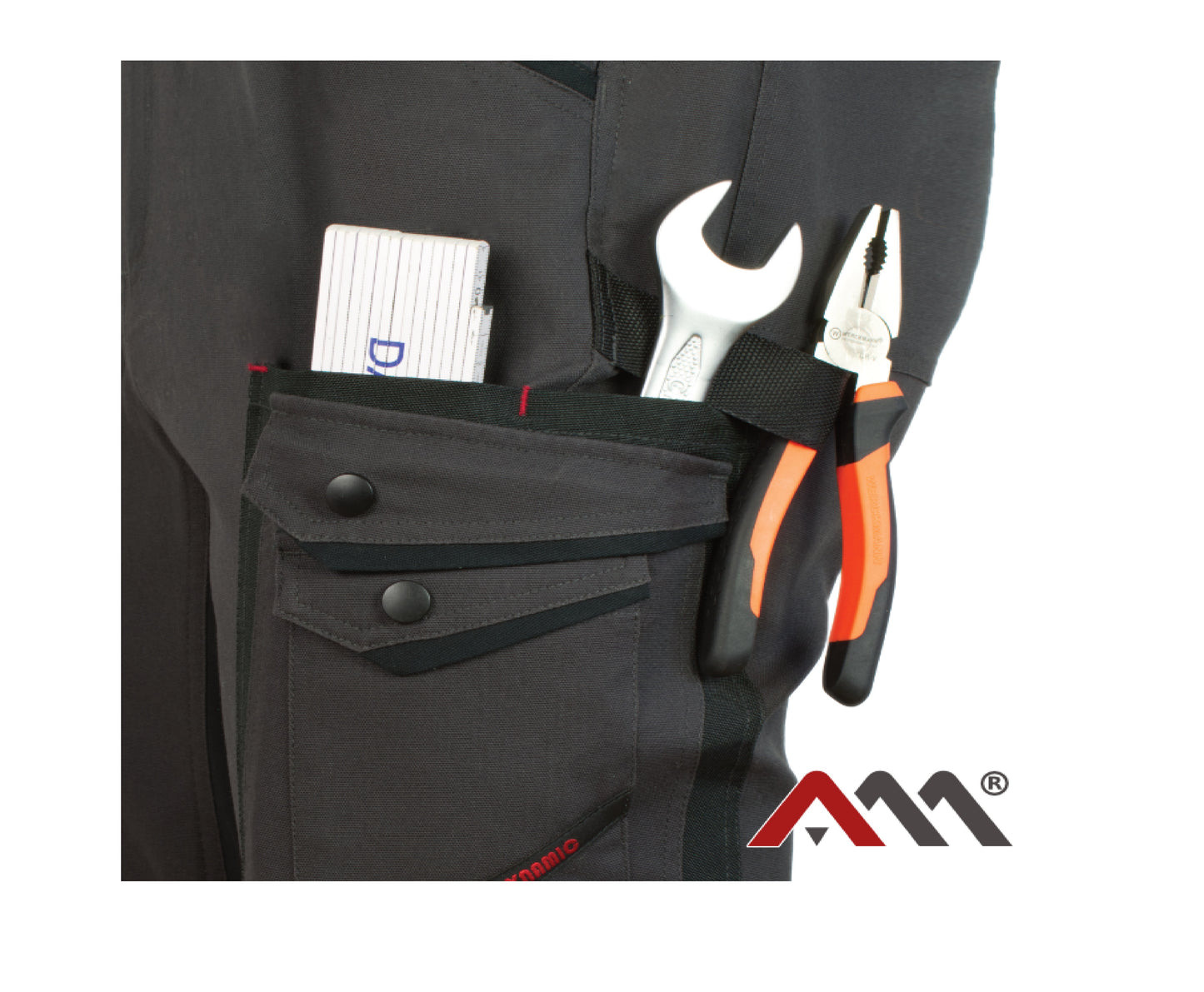 Pantaloni de lucru Professional 4 Dynamic, gri, marimea 48, Artmas ART443236