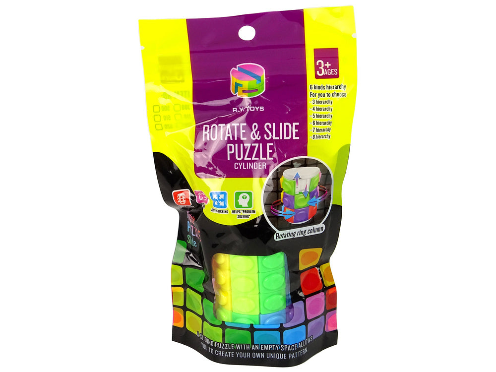 Joc de puzzle rotativ logic, multicolor, Lean 15197