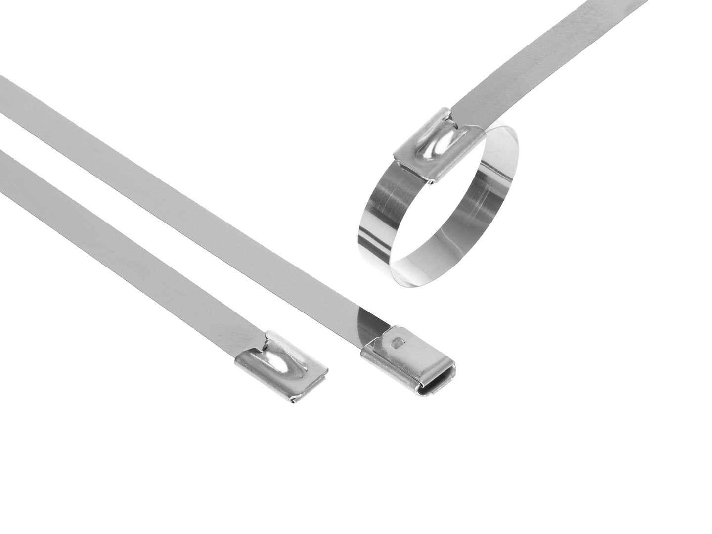 Set cleme din inox, 7,9x200mm, 100 bucati, Geko G17258