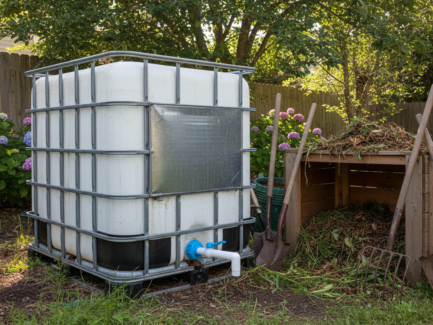 Set robinet IBC S60 x 6 pentru furtun 25 mm 90°, Geko G70205