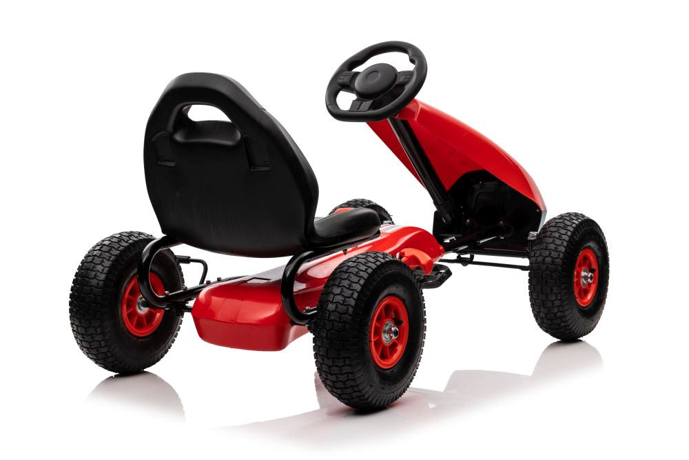 Kart cu pedale G208, rosu, Lean 11908