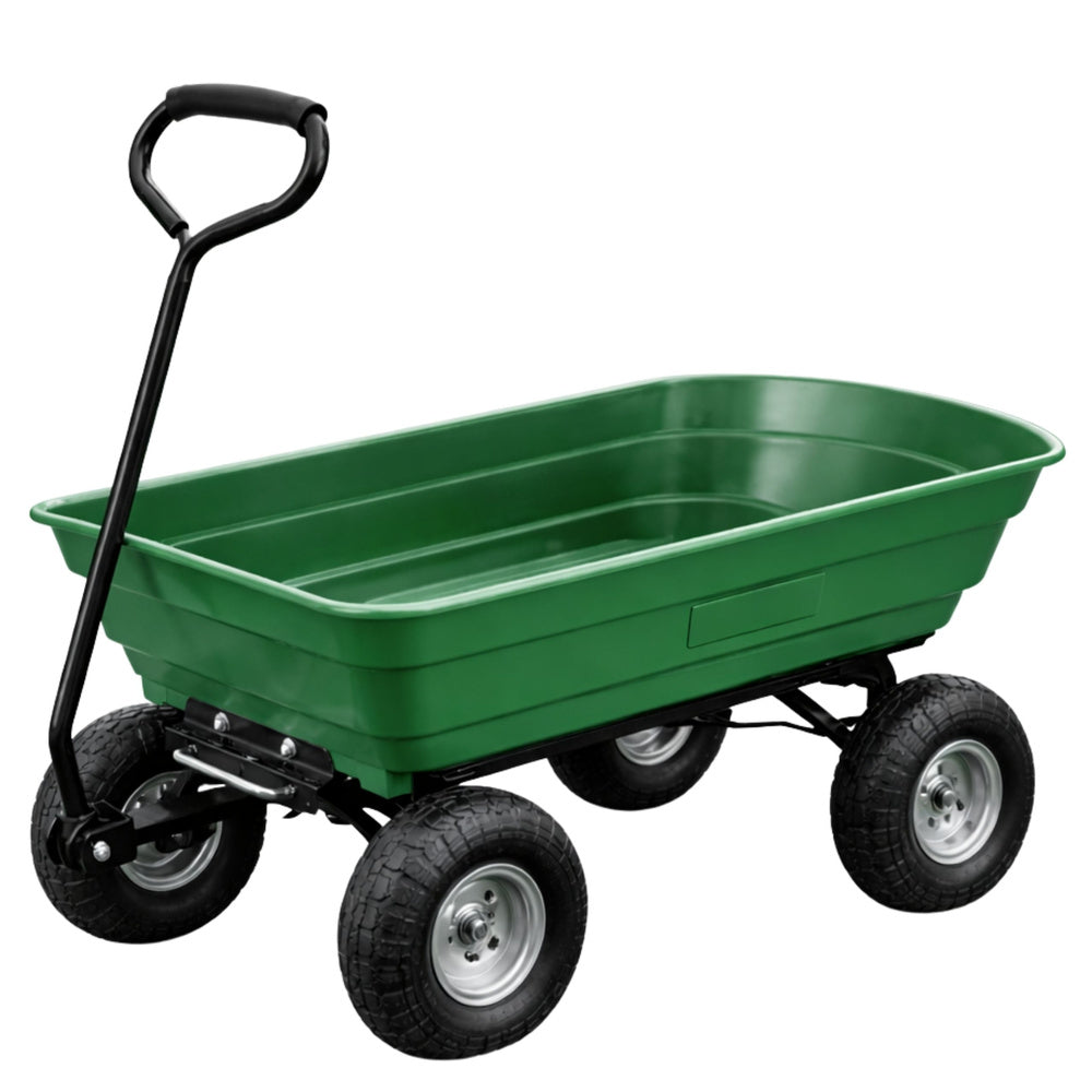 Carucior de gradina cu platforma detasabila, 930 x 500 x 510 mm, capacitate maxima 120 kg, Lean 26736