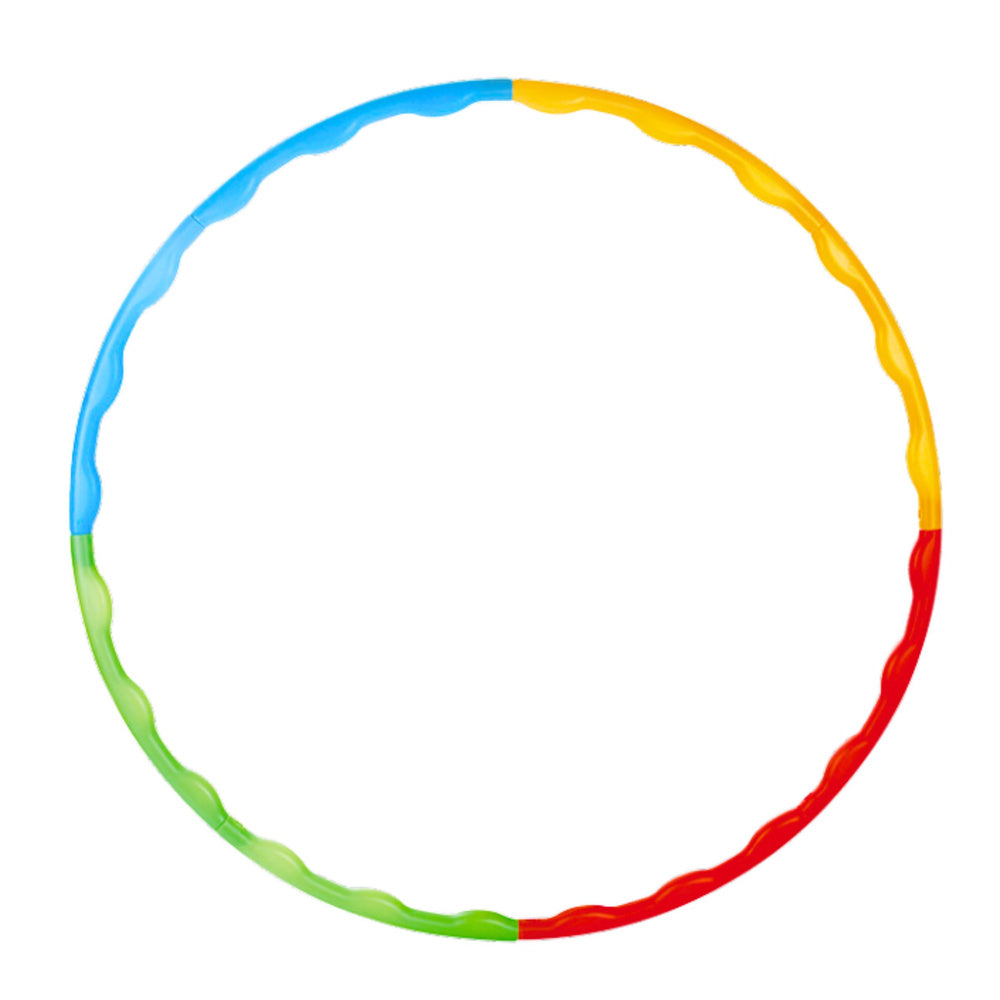 Cercuri hula-hoop cu stift, pliabile, colorate, 8 bucati, 60 cm, Lean 25177