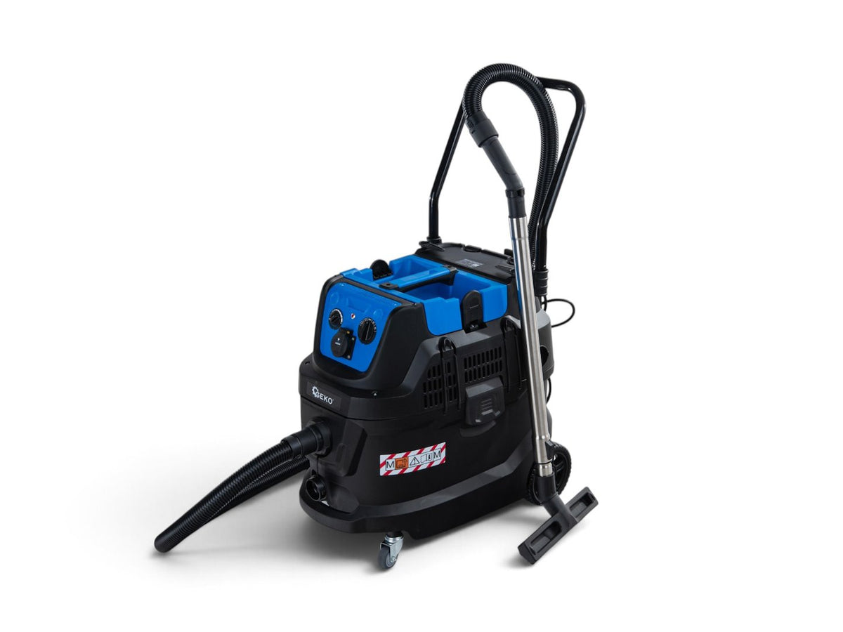 Aspirator industrial pentru gips, 1600 W,  curatare automata a filtrului, rezervor 40 l, Geko G81083